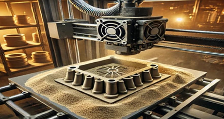 3D-utskrift Sand