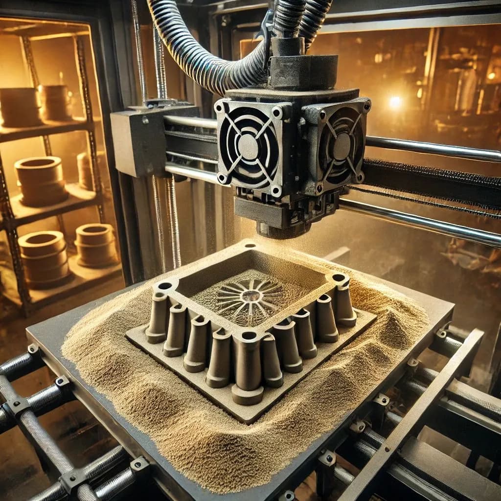 3D-gjuteriet Gjuteri Litenfagel – additiv utskrift av sand och prototypframställning