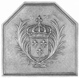 Ecu fleurdelisé och med palmer 1676 GM