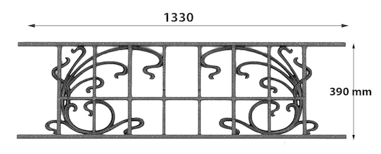 BALKONGGALLER, RÄCKE, BALUSTRAD, LOISELET - ZZ