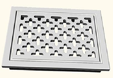 Rektangulär grill tegel 160x125