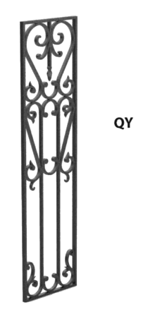 Smidesjärnsgaller - Referens QY