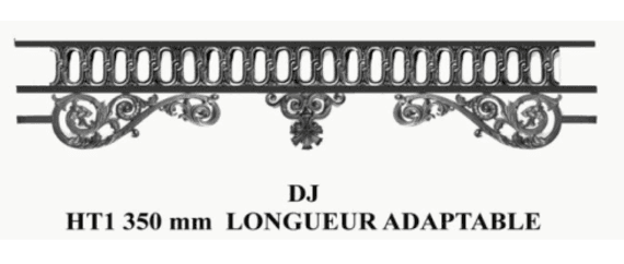 Fönsterstöd i gjutjärn — ref DJ
