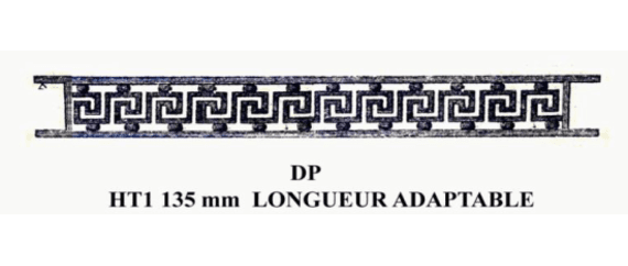 Fönsterstöd i gjutjärn — ref DP