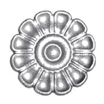 Dekorativ rosett gjutjärn - 668