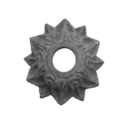 Dekorativ rosett gjutjärn - Sol